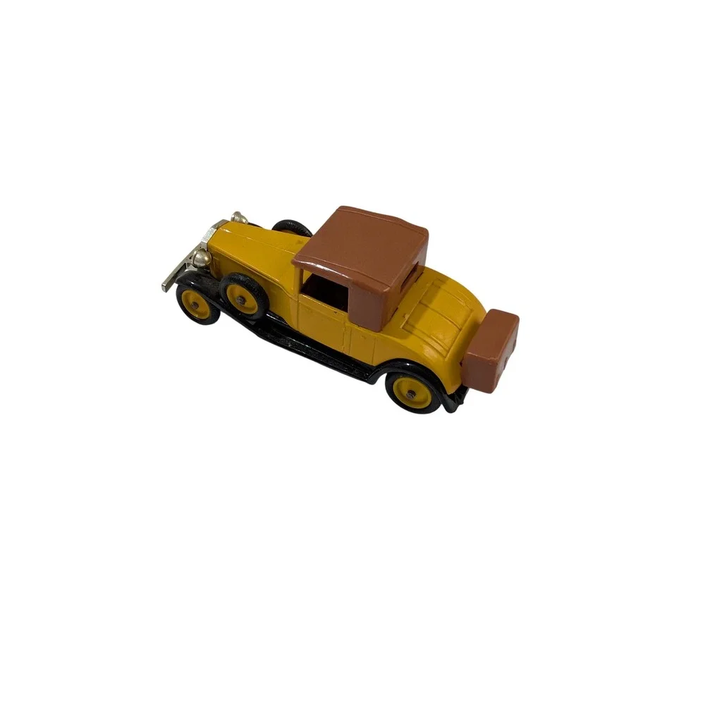 Lledo Days Gone Vintage Diecast Model Car Yellow Brown Coupe Made in England